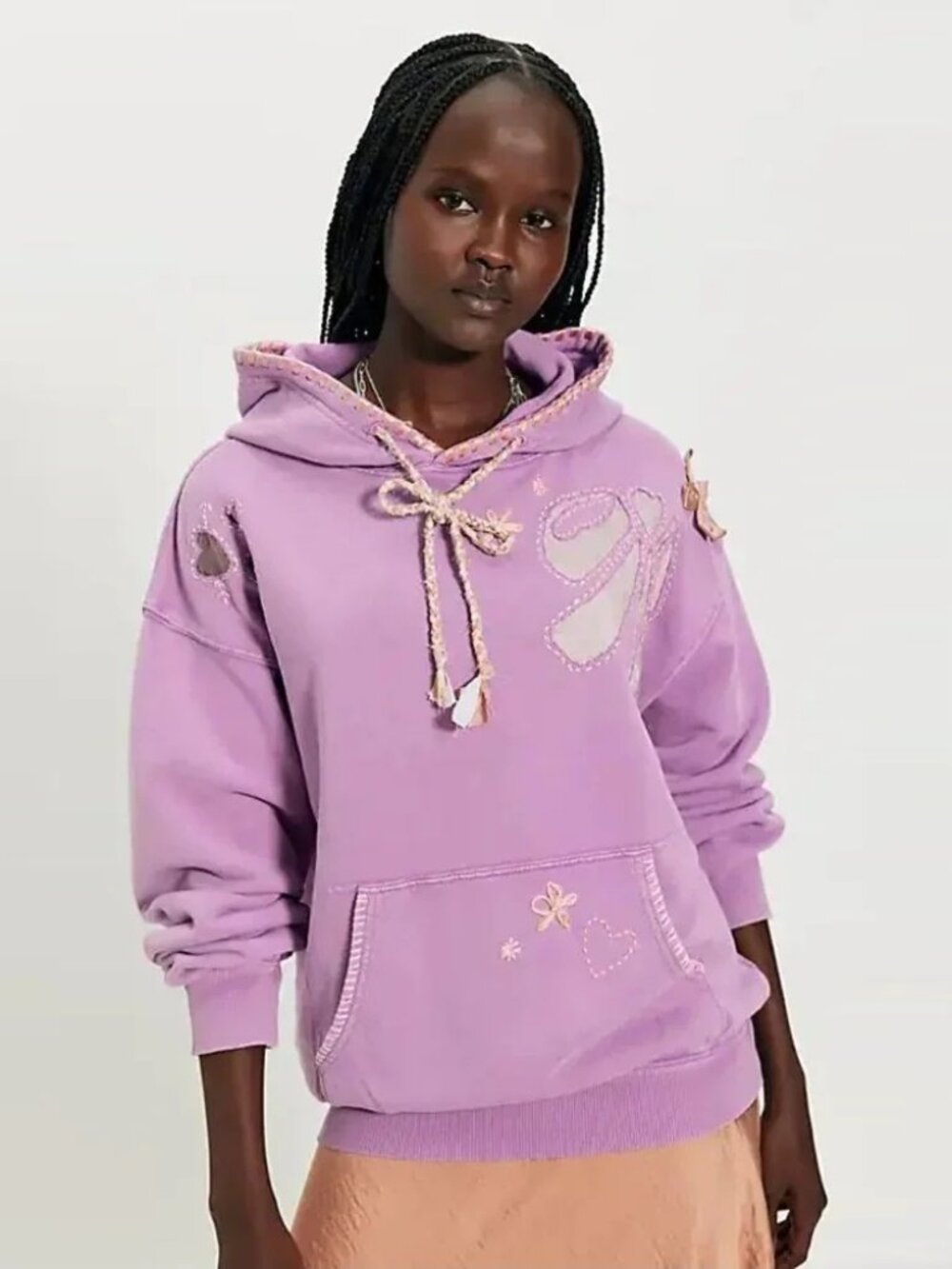 Free People Love Letters Hoodie NWOT